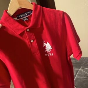 US Polo Assn Red Polo Shirt